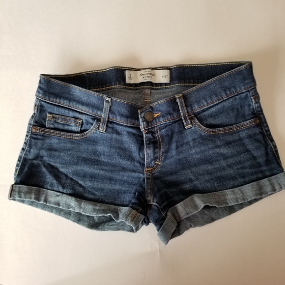 ABERCROMBIE &FITCH  SIZE 4 JEAN SHORTS - Picture 3 of 7